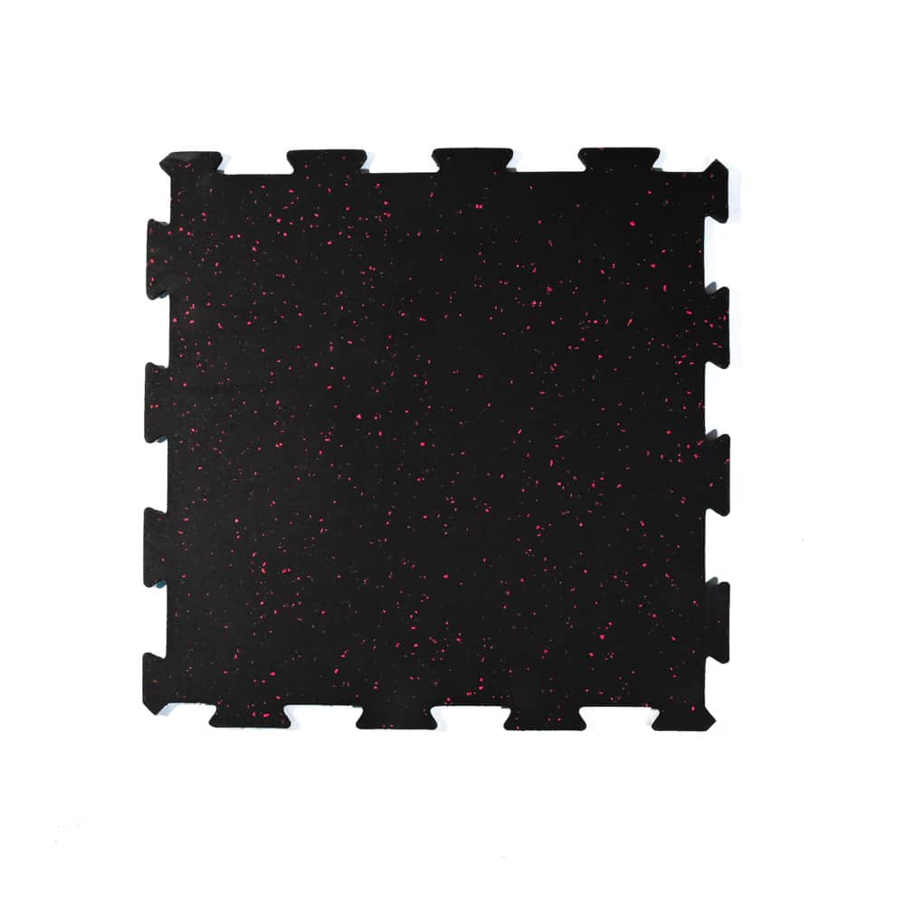 Gumena podna puzla sa crvenim flekicama 100x100