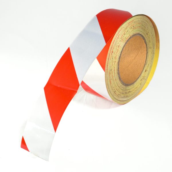 Reflektujuća traka crveno bela 8401